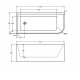1500x750x610mm Left Corner Back to Wall Acrylic White Bathtub with Solid Brass Mixer Diverter & ABS Handheld Shower Tap Set 1500x750x610mm Left Corner Back to Wall Acrylic White Bathtub with Solid Brass Mixer Diverter & ABS Handheld Shower Tap Set